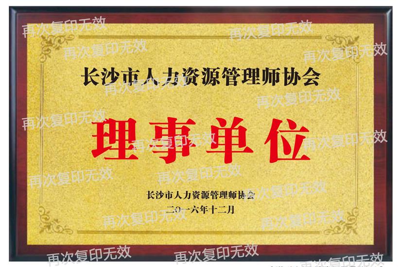 長沙市人力資源管理師協(xié)會理事單位